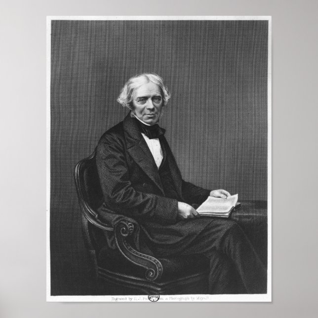 Pôster Portrait of Michael Faraday (Frente)
