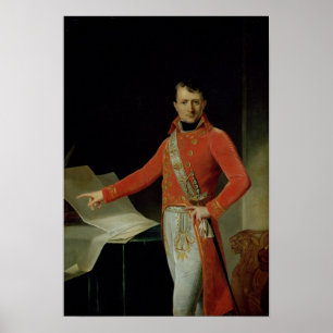 Poster Portrait of Napoleon I