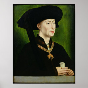 Poster Portrait of Philippe le Bon Duc de Bourgogne