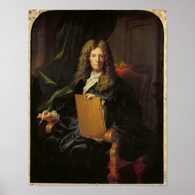 Pôster Portrait of Pierre Mignard  c.1690 (Frente)