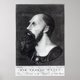 Pôster Portrait of Sir Thomas Wyatt