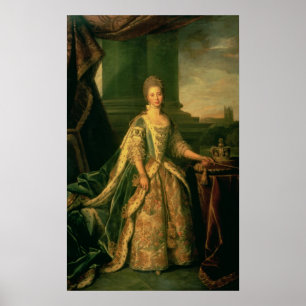 Pôster Portrait of Sophie Charlotte