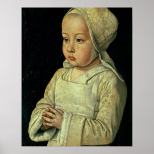 Poster Portrait of Suzanne of Bourbon (1491-1521) daughte