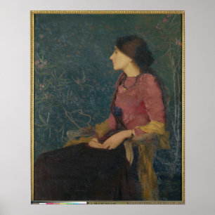 Pôster Portrait of Thadee-Caroline Jacquet