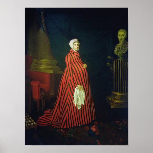 Pôster Portrait of the Actress and Praskovya (Frente)