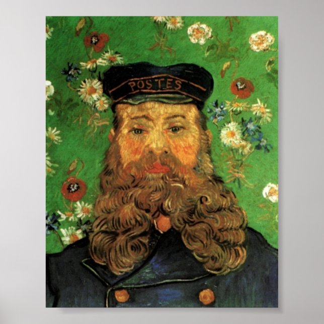 Pôster Portrait of the Postman Joseph Roulin by Van Gogh (Frente)