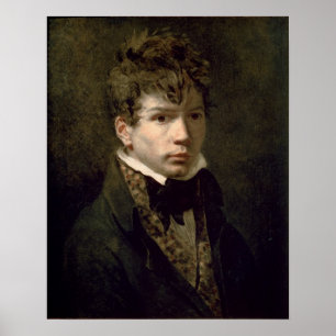 Pôster Portrait of the Young Ingres  1790s