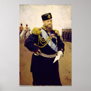 Poster Portrait of Tsar Alexander III, 1900