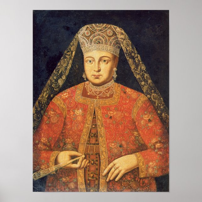 Poster Portrait of Tsarina Marfa Matveyevna (Frente)