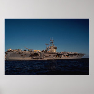 Pôster Portrait of "USS Nimitz", nuclear powered carrier,