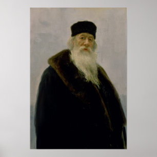 Pôster Portrait of Vladimir Vasil'evich Stasov 1900
