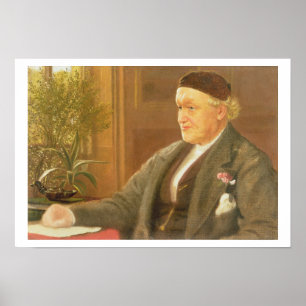 Pôster Portrait of William Bell Scott (1811-90), 1886 (oi