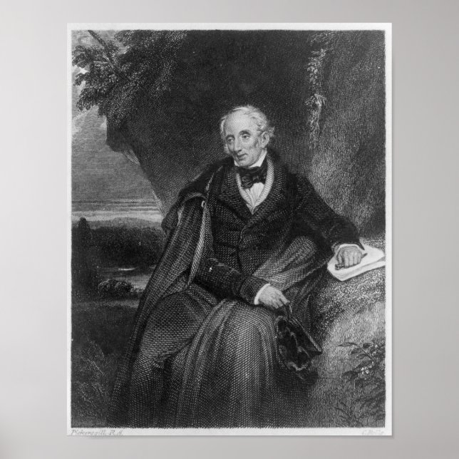 Poster Portrait of William Wordsworth (Frente)