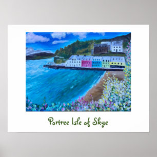 Poster Portree Isle of Skye 