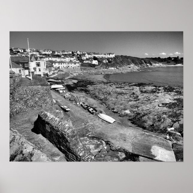 Pôster Portscatho Slipway Cornwall (Frente)