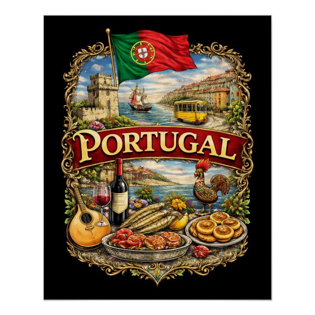 Pôster Portugal (Frente)