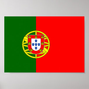 Pôster Portugal Flag