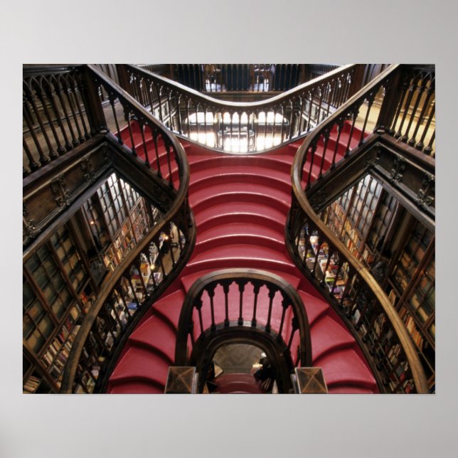 Pôster Portugal, Porto. Escadas na História (Frente)