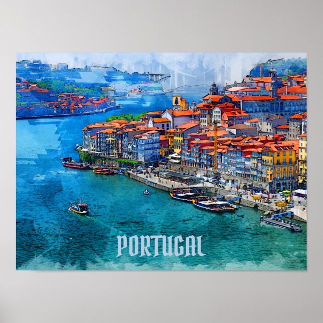 Poster Portugal Real - Porto (Frente)