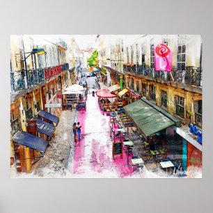 Poster Portugal Real - Rua Lisboa