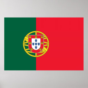 Pôster Portuguese flag quality