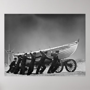Poster Portuguese Surf Boat Crew: 1942