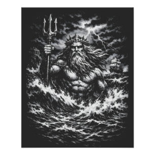 Pôster Poseidon — Senhor do Abismo por BurnsInHell