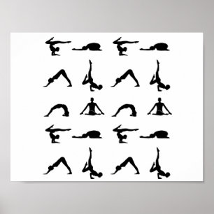 Pôster Poses da ioga