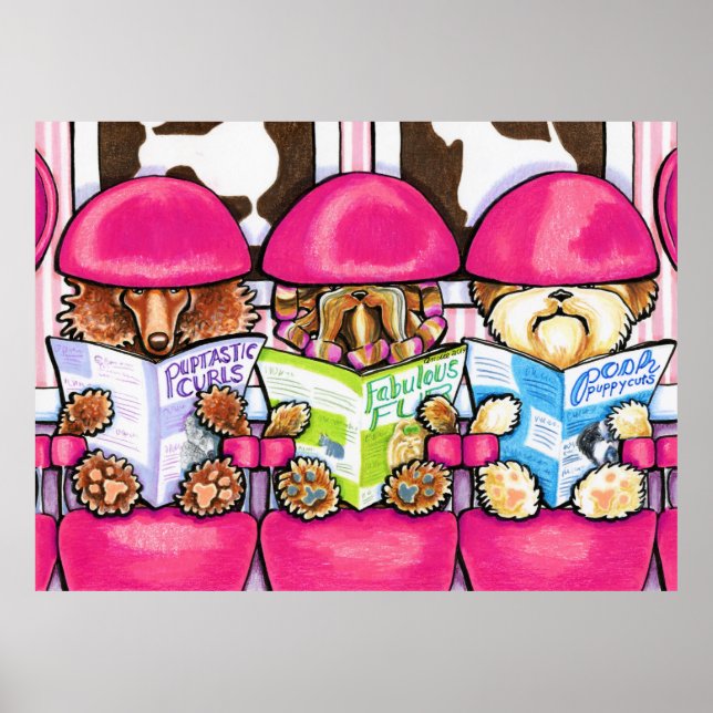 Pôster Posh Pup Salon (Frente)