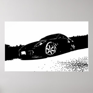 Pôster posição 350z dianteira