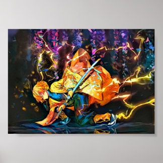 Poster Posição da rua Zenitsu 1