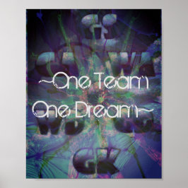 Poster Posições de Netball de Cotação Motivacional