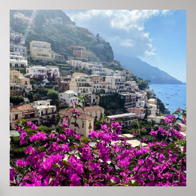 Poster Positano Itália (Frente)