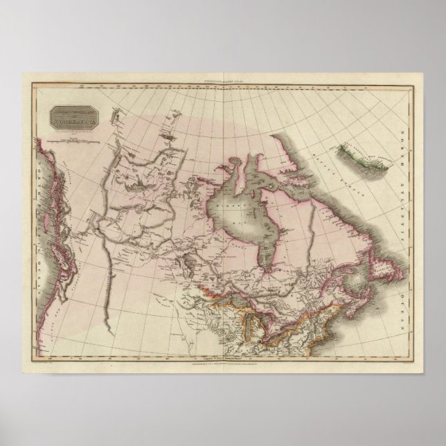 Poster Posse britânica na América do Norte (Frente)