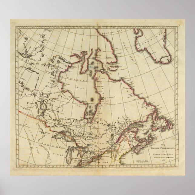 Poster Posse Britânica na América do Norte (Frente)