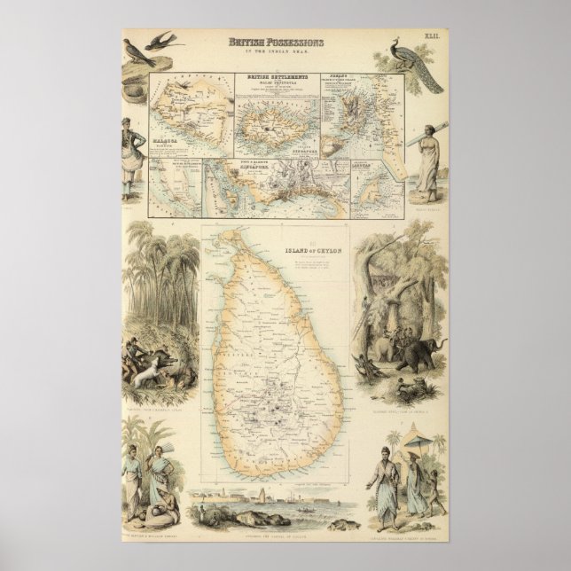 Pôster Posse Britânica no Mar Índio (Frente)