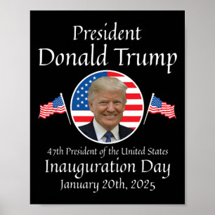Poster Posse de Donald Trump Dia 2025 47º Presidente dos