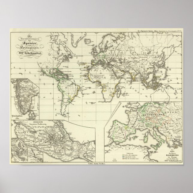 Pôster Posse dos espanhóis (Frente)