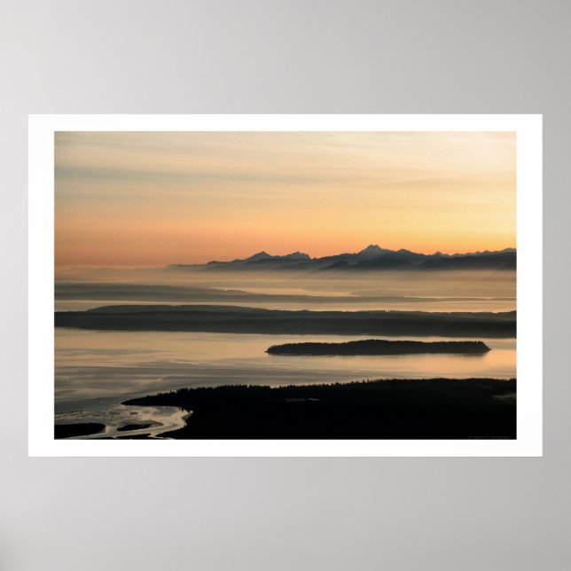 Poster Possession Sound, Whidbey Island (Frente)