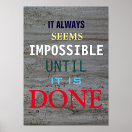 Poster Possibilidade Motivativa Citação de Cinzas