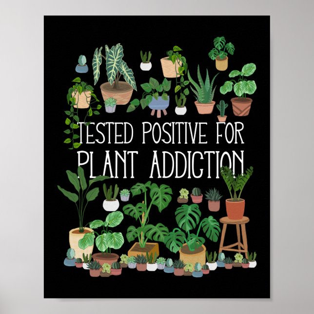 Poster Possibilidade Testada Para Vício De Plantas (Frente)