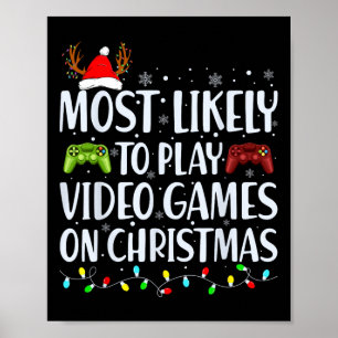 Poster Possível Jogar Vídeo No Jogo De Papais noeis De Na