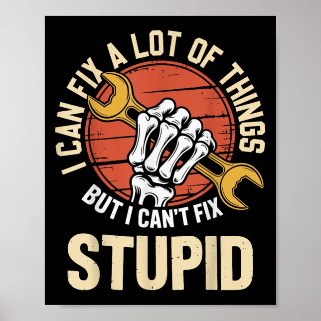 Poster Posso consertar muitas coisas, mas não consigo con (Frente)
