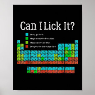 Poster Posso Deixá-Lo Engraçado De Volta À Mesa Periódica