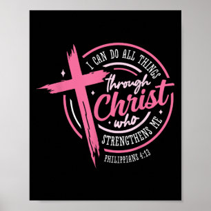 Poster Posso Fazer Todas as Coisas Através de Cristo Cami