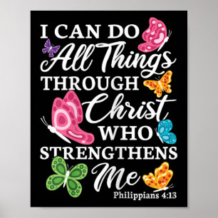 Poster Posso fazer todas as coisas por meio de Cristo que