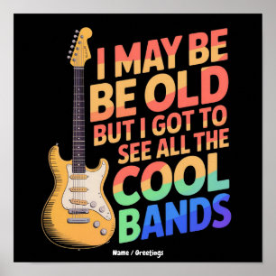Poster Posso ser velho, mas eu pude ver todas as bandas l