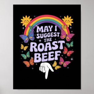 Poster Posso Sugerir Que A Carne De Bovino Engraçada Enve