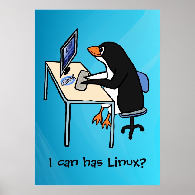 Pôster Posso ter Linux? (Frente)