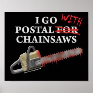 Poster Postal para serras de cadeia